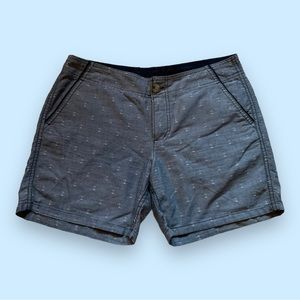 Columbia Blue/Grey Anchor Shorts - Size 6